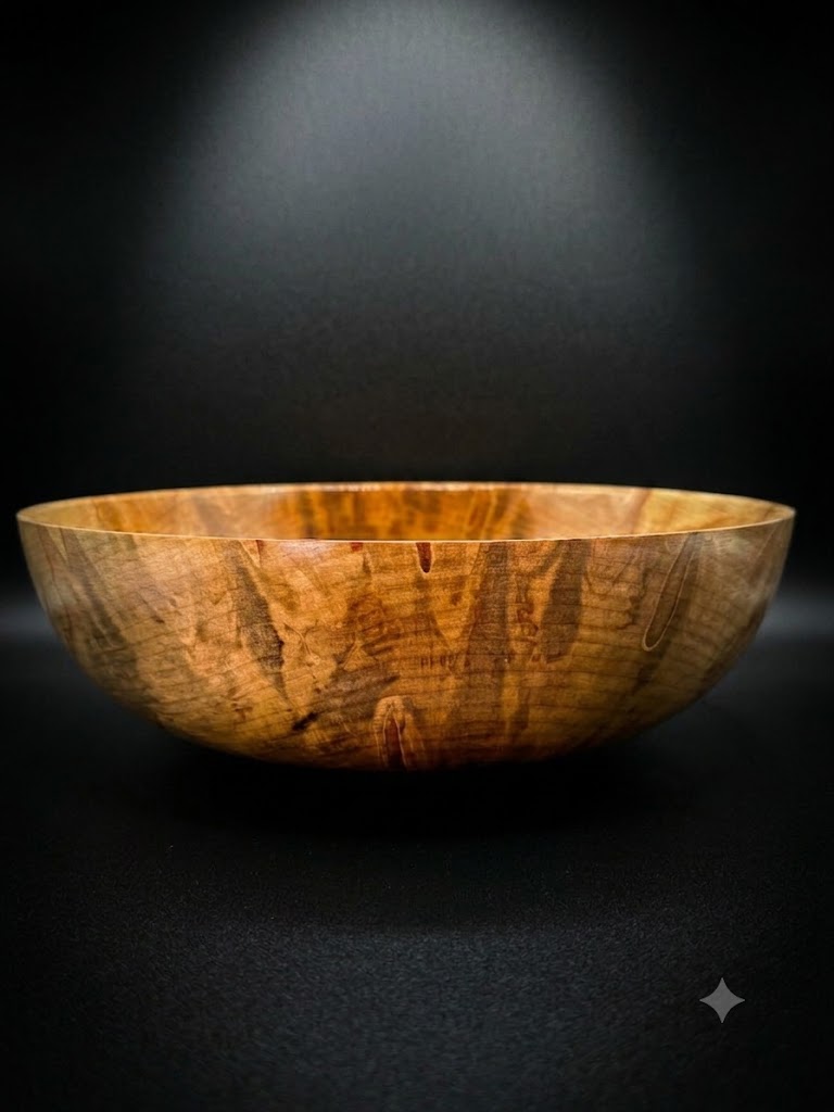 10.25 x 3.25 Ambrosia Maple Bowl